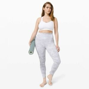 Lululemon Wunder Under High-Rise Tight 28" I ncognito Camo Jacquard Alpine White